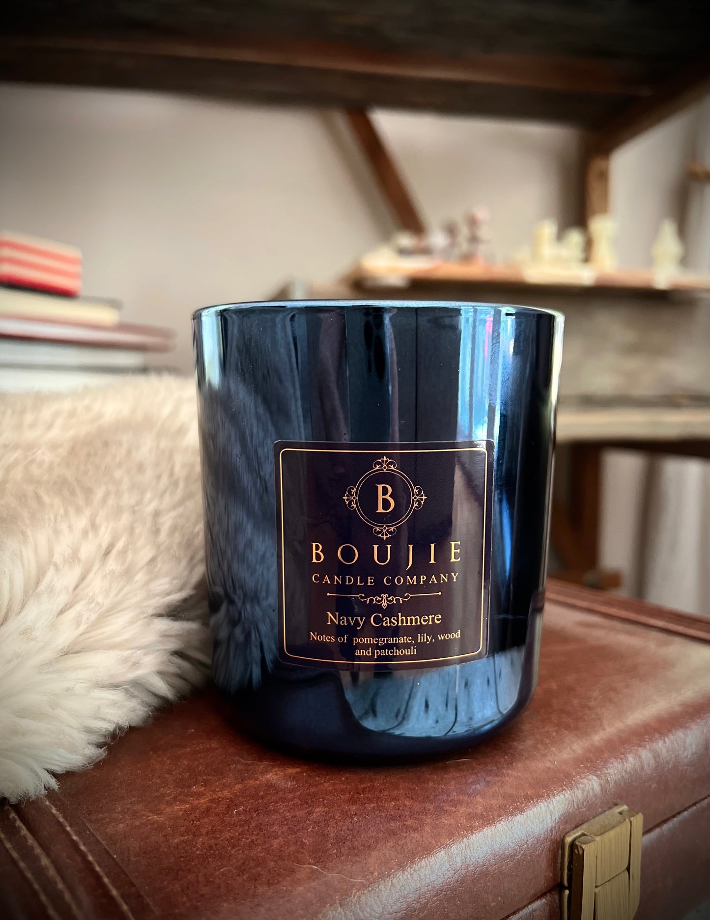 Boujie Navy Cashmere